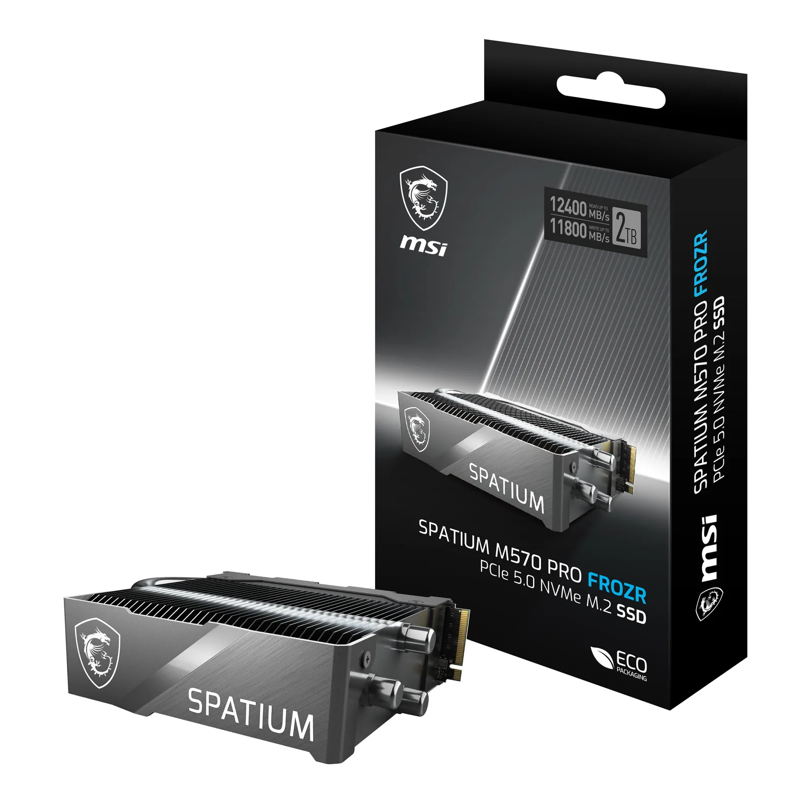 MSI Spatium M570 Pro 2TB PCIe 5.0 NVMe M.2 SSD