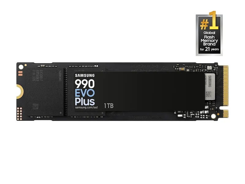 Samsung 990 EVO Plus 1 TB M.2 PCI Express 4.0 NVMe V-NAND TLC