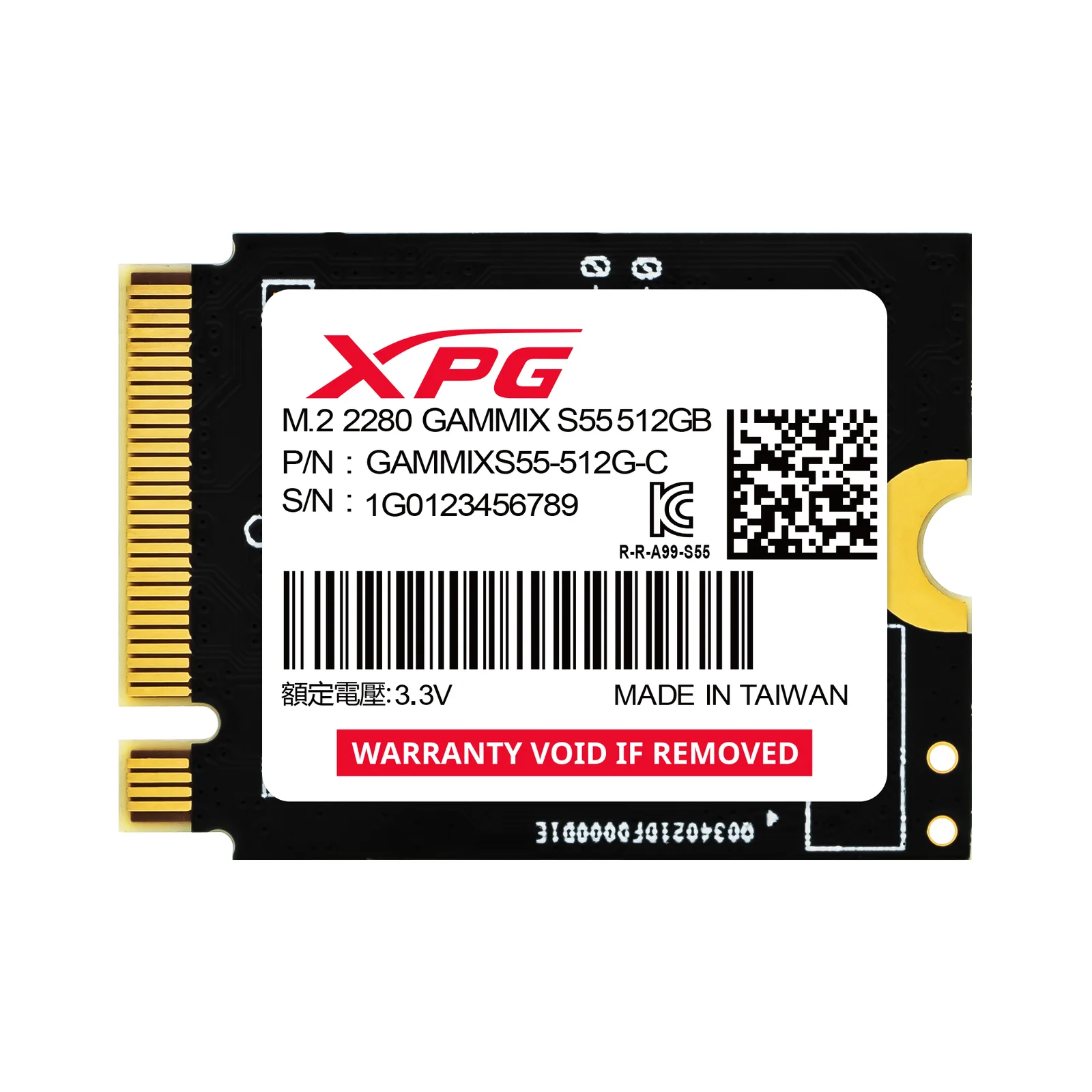 XPG SGAMMIXS55-512G-C dahili SSD 512 GB M.2 PCI Express 4.0 NVMe 3D NAND