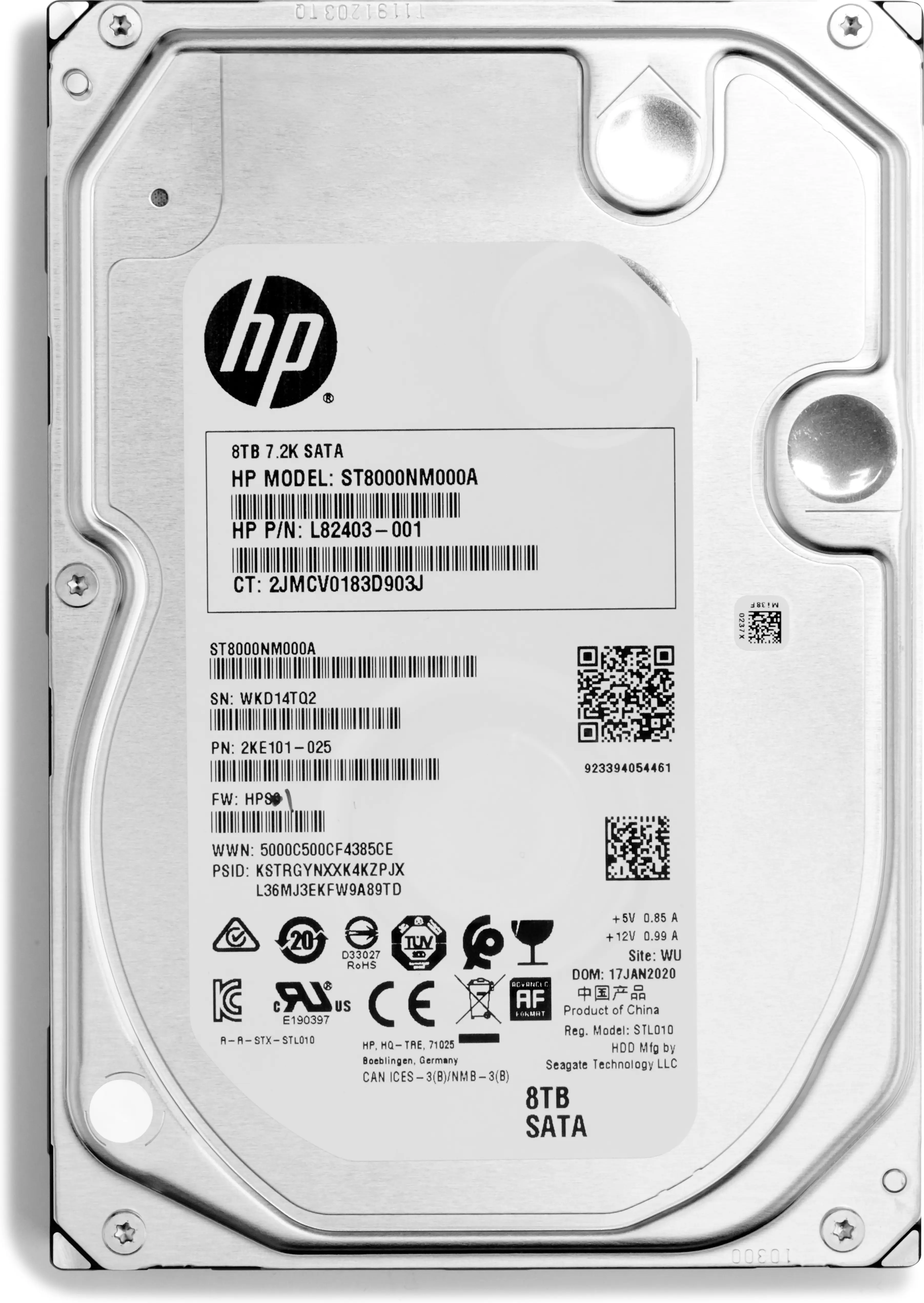 HP 8TB 7200RPM SATA 3,5 inç Enterprise 2Z273AA