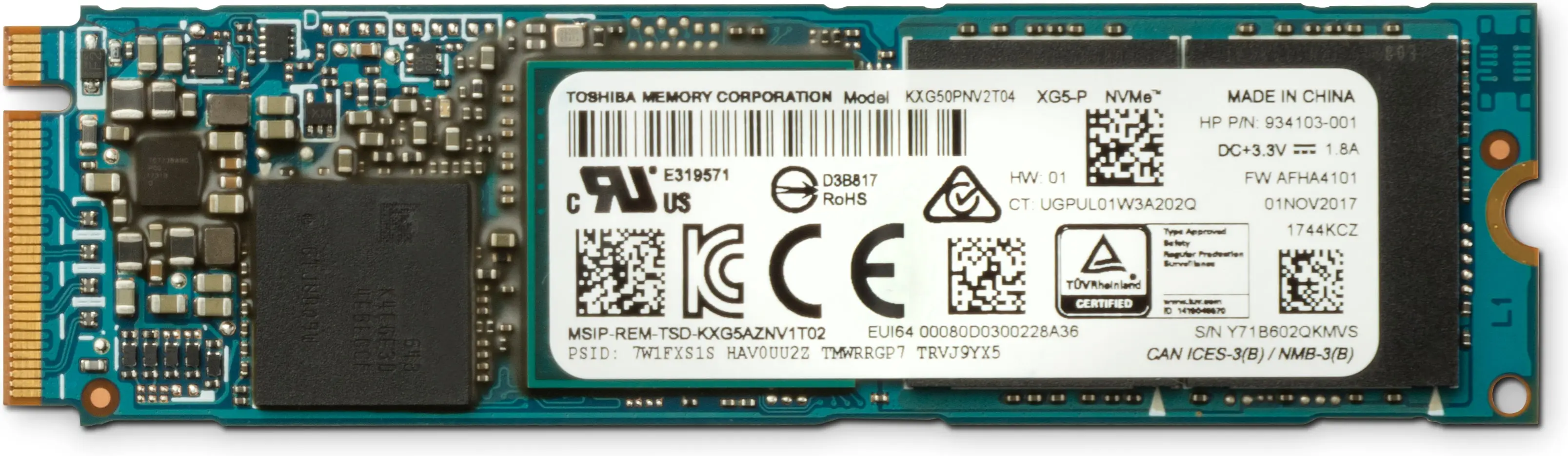 HP Z Turbo Drive Quad Pro 256GB TLC SSD Module 4YZ35AA
