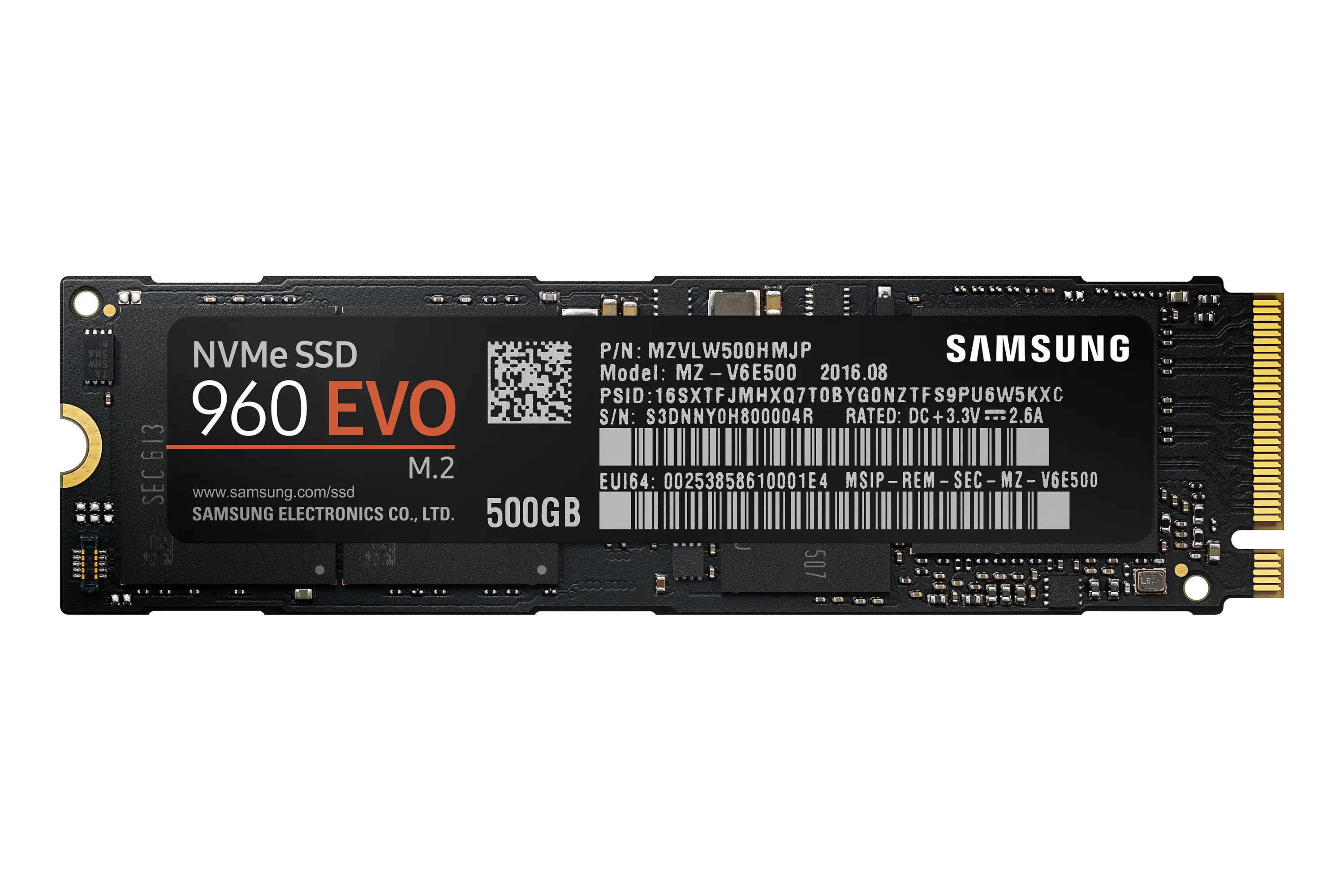 Samsung 960 EVO 500 GB MZ-V6E500BW
