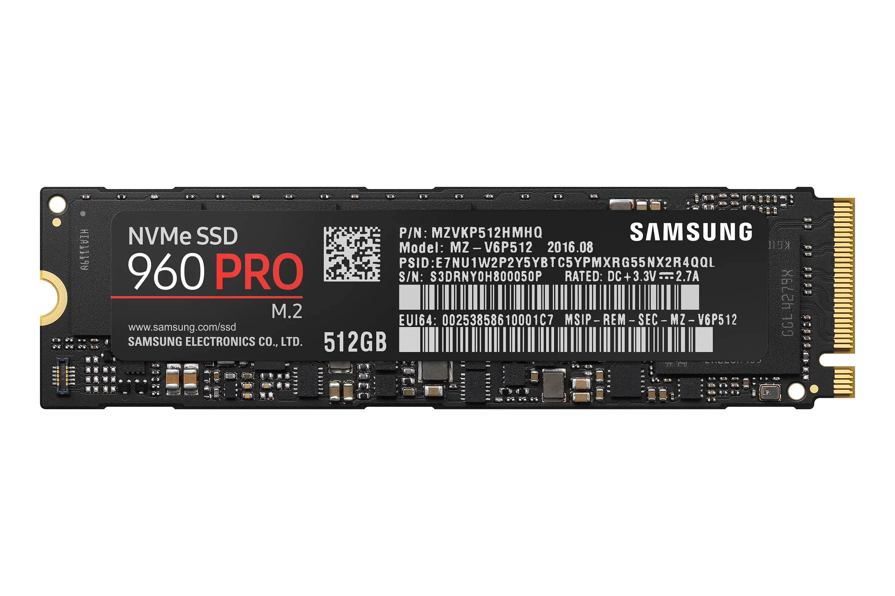 Samsung 960 PRO 512 GB MZ-V6P512BW