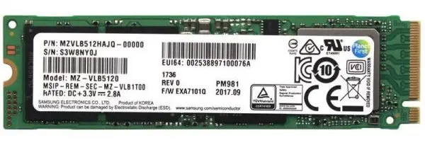 Samsung PM981 512 GB MZVLB512HAJQ-00000