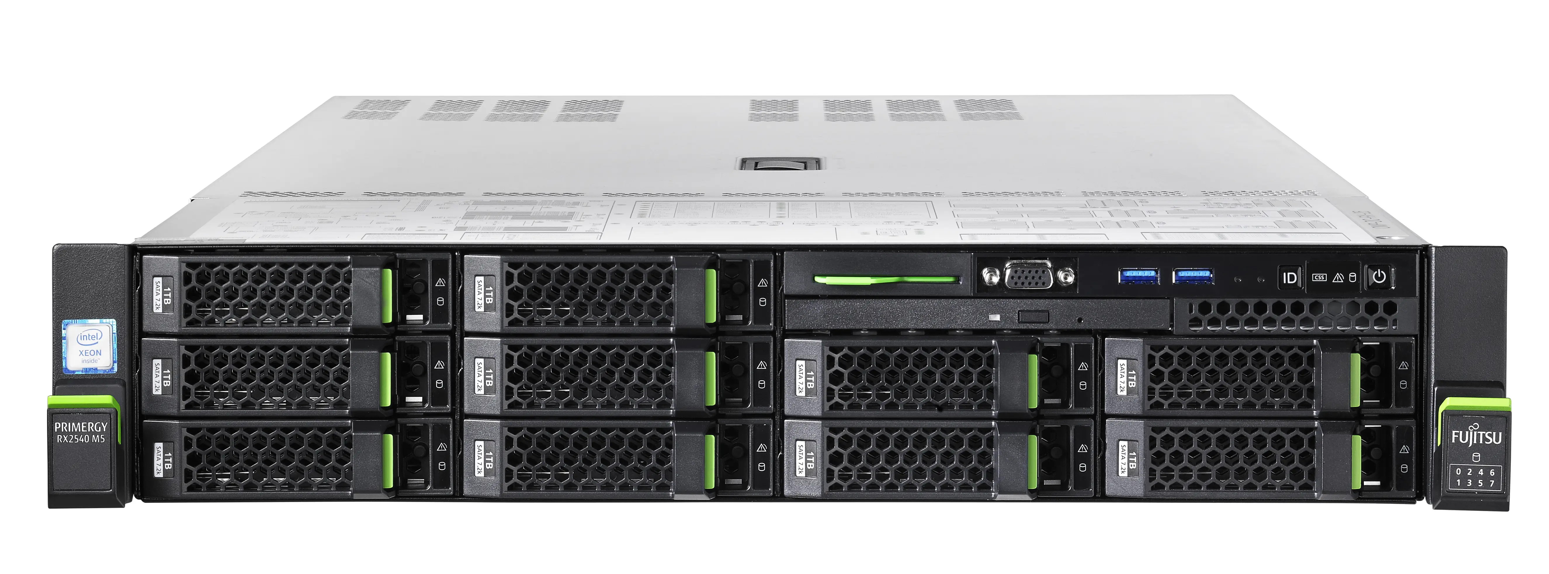 Fujitsu RX2540 M5 0 GB VFY:R2545SC280IN