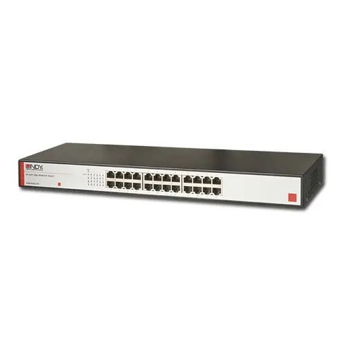 Lindy 24 x Gigabit Ethernet 25027