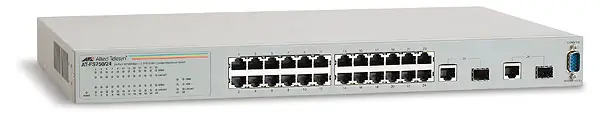 Allied Telesis 10/100TX x 24 ports WebSmart Switch w/ 1000T/SFP x 2 AT-FS750/24