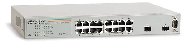 Allied Telesis 16 port Gigabit WebSmart Switch AT-GS950/16