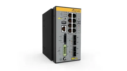 Allied Telesis AT-IE360-12GHX-80 Gözetilmiş L3 Ethernet üzerinden güç desteği (PoE) Gri