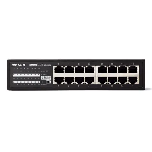 Buffalo 16-port SMB 10/100 Switch BS-2116U
