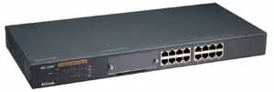 D-Link 16-port 10/100M NWay Rack Mountable, Auto-negotiation of MDI/MDIX Cross Over and IEEE 802.3x Flow Control DES-1016R+