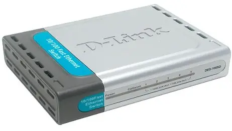 D-Link 5-Port 10/100Mbps Switch for SOHO DES-1005D/FR