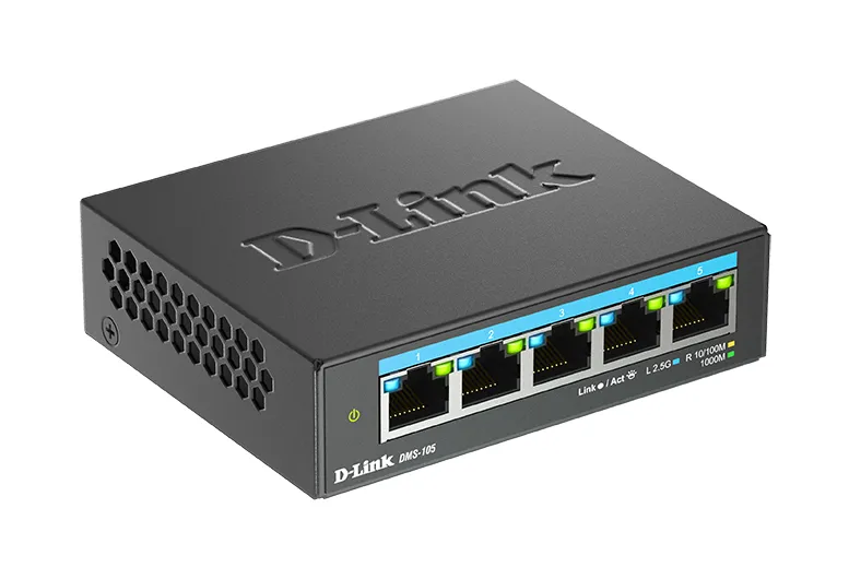 D-Link 5-Port Multi-Gigabit Unmanaged Switch DMS-105/B