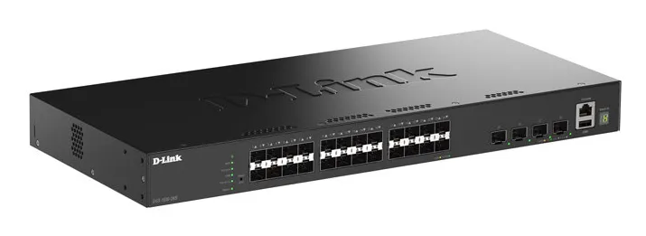 D-Link DGS-1530-28S/E ağ anahtarı Gözetilmiş L2 Siyah