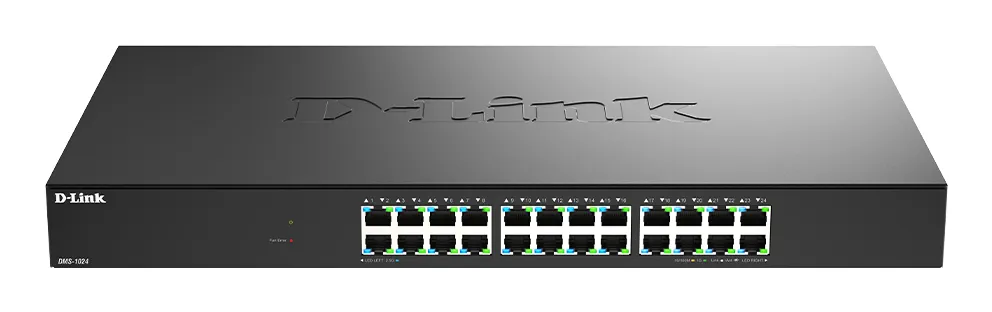 D-Link DMS-1024 Yönetilmeyen 2.5G Ethernet (100/1000/2500) Siyah