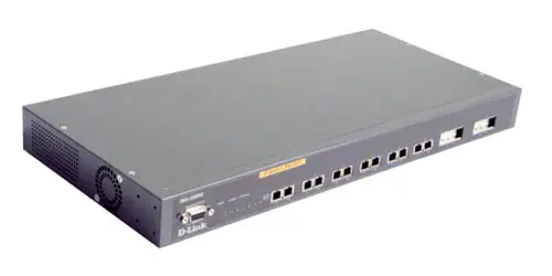 D-Link Switch 6xGENet SX SC+2xGBIC slot L3 19" DGS-3308FG