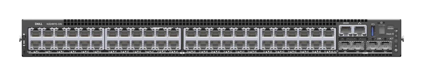DELL N-Series N3248T Gözetilmiş L2/L3 Gigabit Ethernet (10/100/1000) Siyah