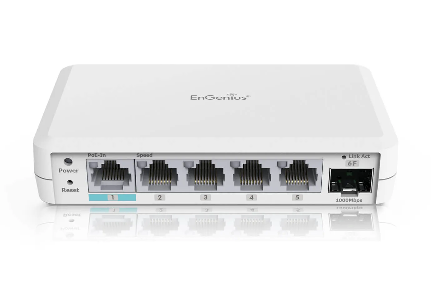 EnGenius EXT1106 ağ anahtarı L2 Gigabit Ethernet (10/100/1000) Ethernet üzerinden güç desteği (PoE) Beyaz