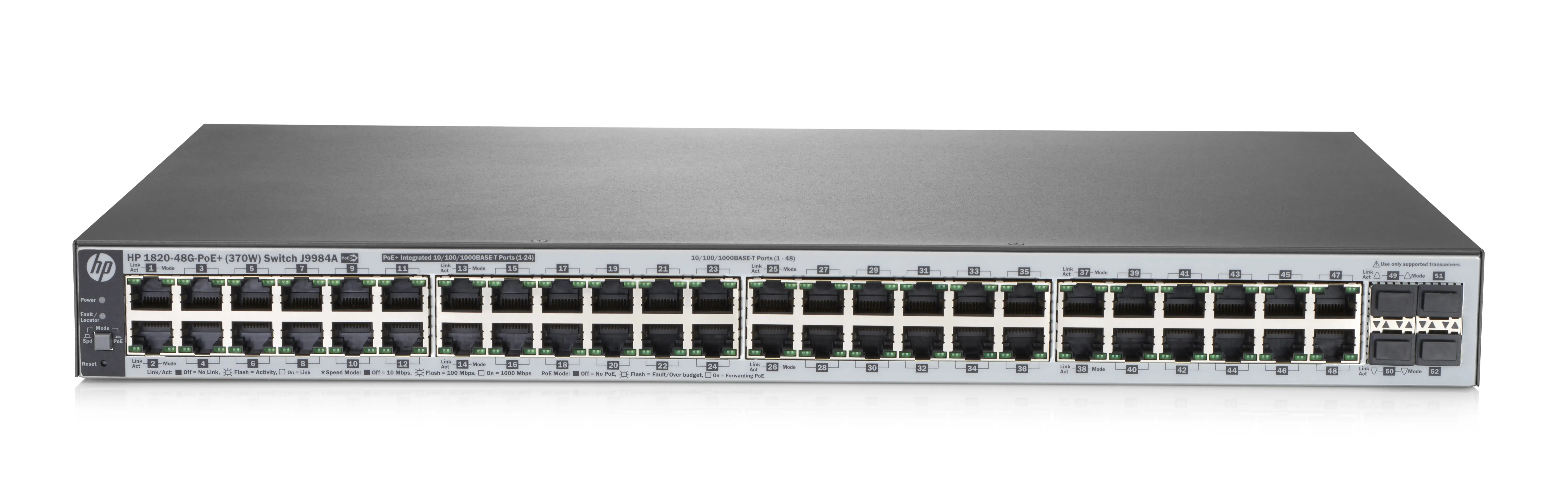 HP 1820-48G-PoE+ (370W) J9984AABA