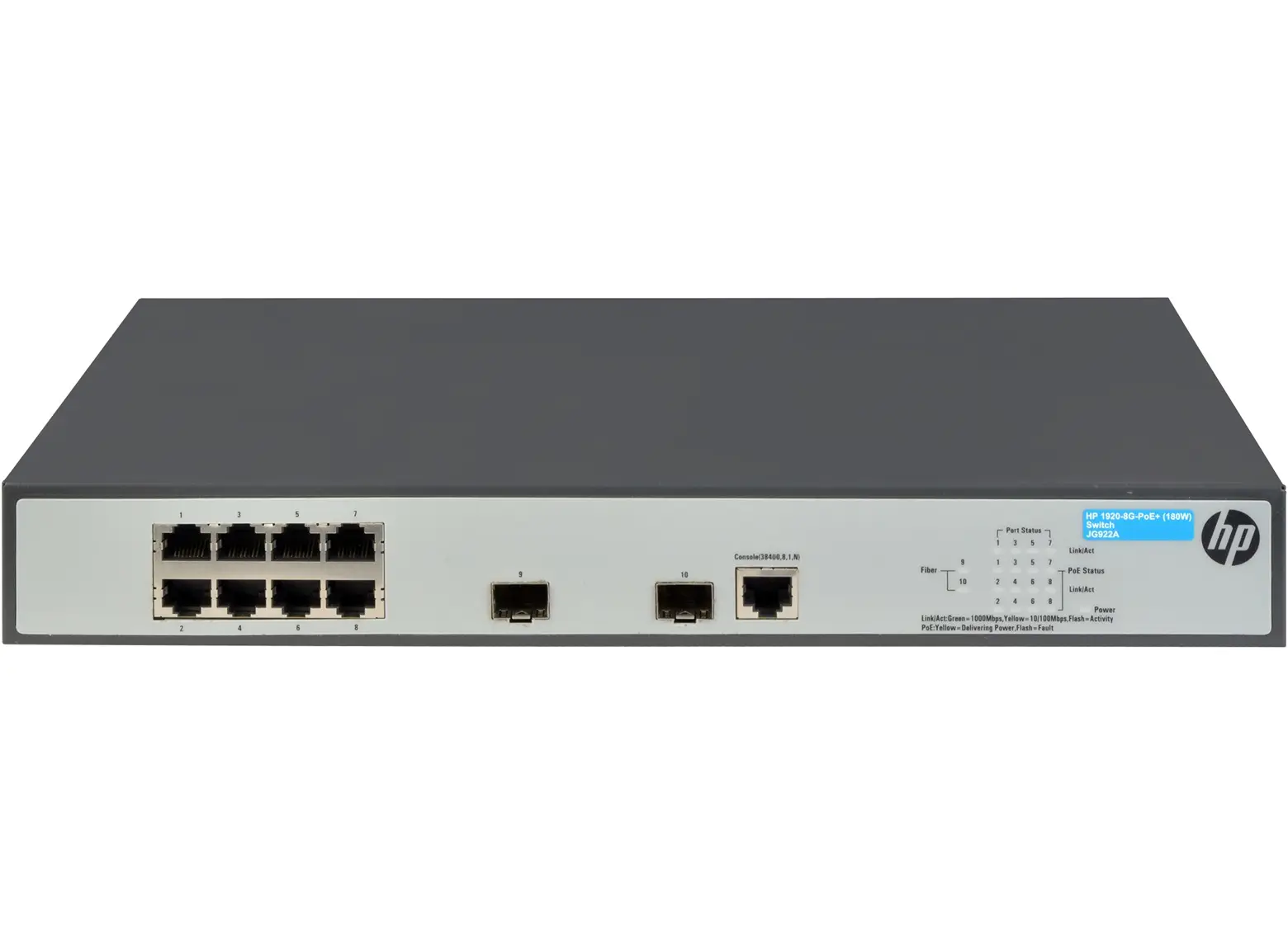 HP 1920-8G-PoE+ (180W) JG922AABA