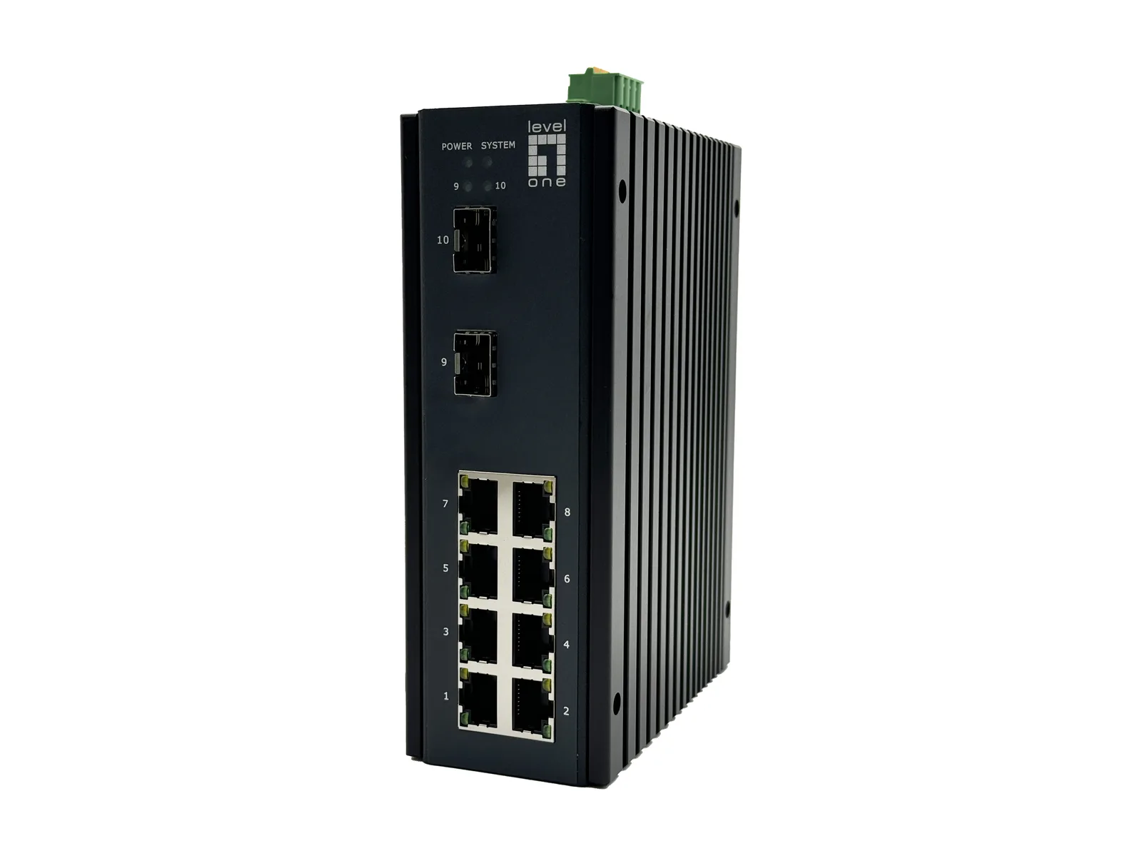 LevelOne IGU-1071 ağ anahtarı Gözetilmiş L2+ Gigabit Ethernet (10/100/1000) Siyah