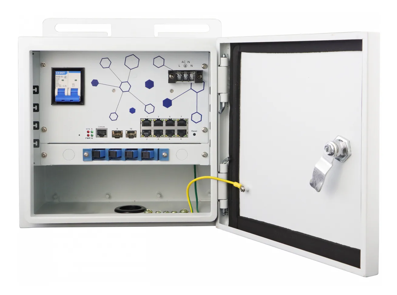 LevelOne OSW-1061 ağ anahtarı Gözetilmiş L2 2.5G Ethernet (100/1000/2500) Ethernet üzerinden güç desteği (PoE) Siyah