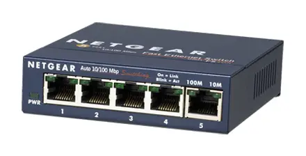 NETGEAR 5 Port Fast Ethernet Network Switch FS105NA