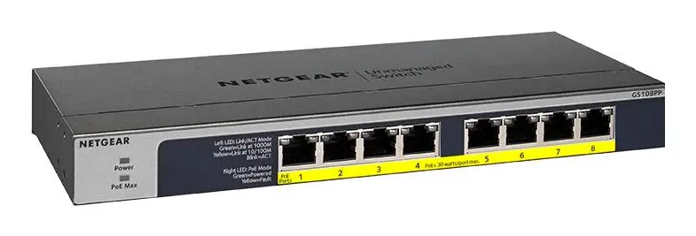 NETGEAR GS108PP GS108PP-100NAS