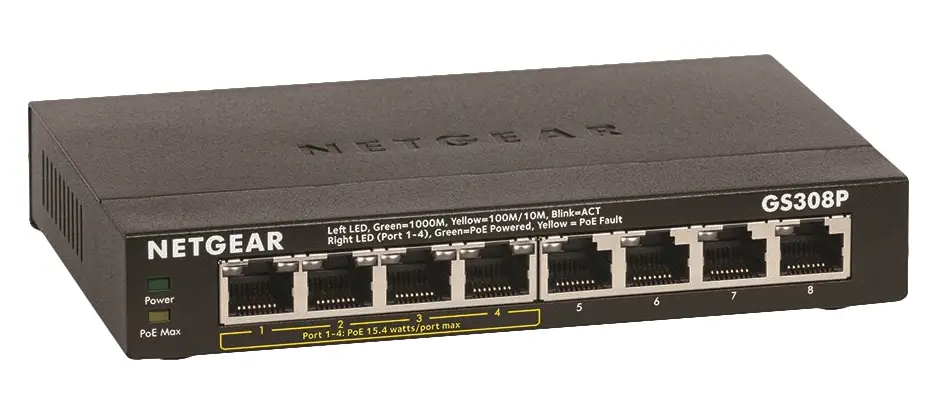 NETGEAR GS308P-100NAS