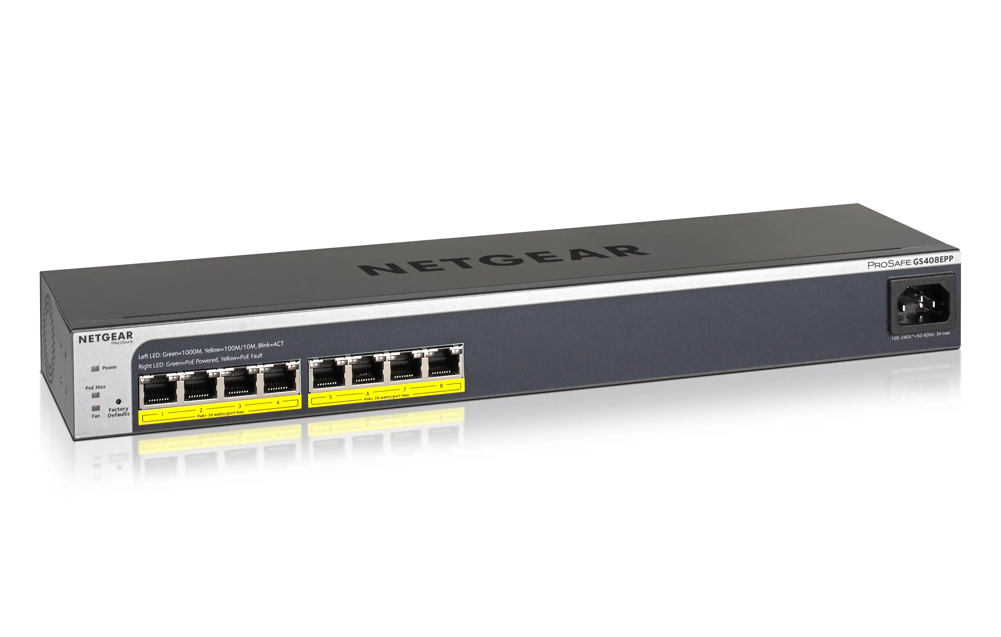 NETGEAR GS408EPP GS408EPP-100NAS