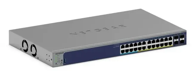 NETGEAR GS728TXUP Gözetilmiş Gigabit Ethernet (10/100/1000) Ethernet üzerinden güç desteği (PoE) 1U Gri