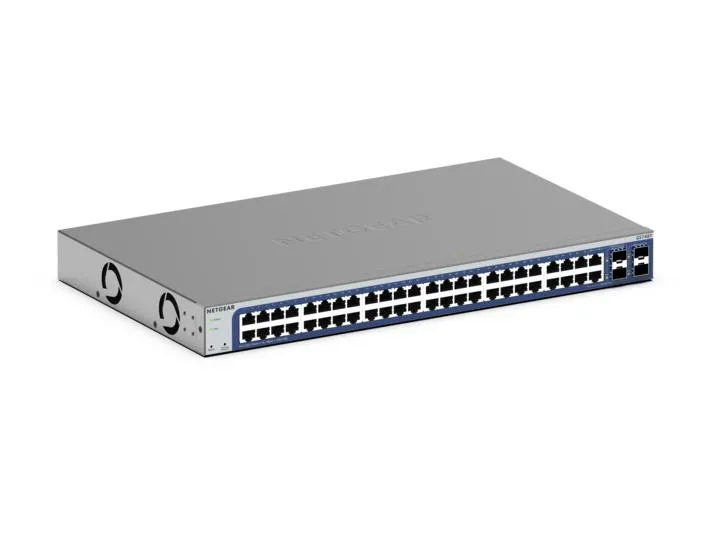 NETGEAR GS748Tv6 Gözetilmiş L2/L3/L4 Gigabit Ethernet (10/100/1000) Siyah, Gri