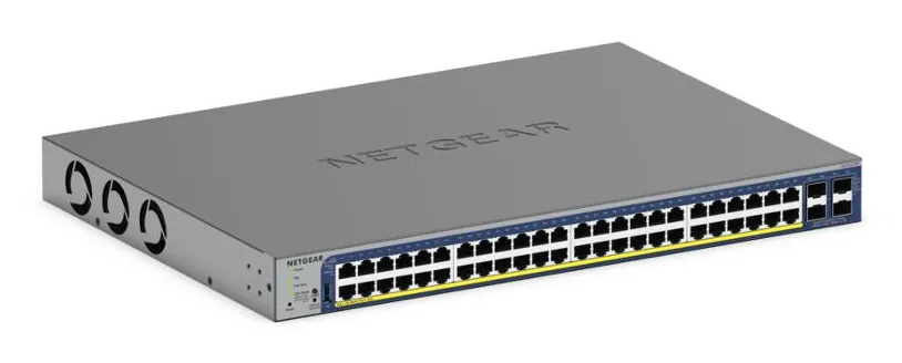 NETGEAR GS752TXP Gözetilmiş L2/L3/L4 10G Ethernet (100/1000/10000) Ethernet üzerinden güç desteği (PoE) Siyah