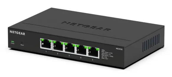 NETGEAR MS305E Yönetilmeyen 2.5G Ethernet (100/1000/2500) Siyah