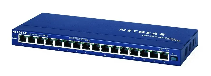 NETGEAR ProSafe 16 port 10/100 desktop switch FS116GE