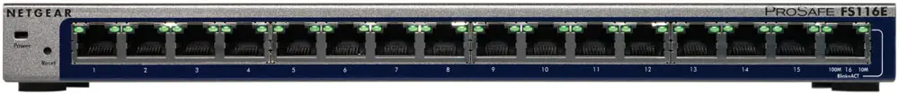 NETGEAR ProSafe 16 Port Fast Ethernet Switch FS116E-100UKS