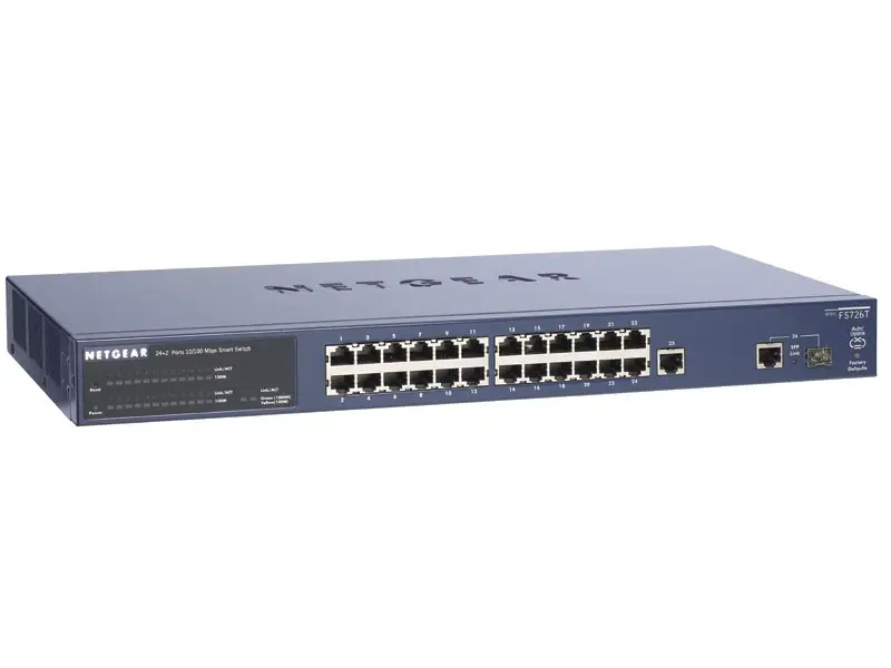 NETGEAR ProSafe 24 Port Fast (10/100) Rack Mountable FS726T