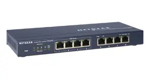 NETGEAR ProSafe 8 Port 10/100 Switch / 4 Port PoE FS108PAU