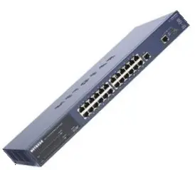 NETGEAR ProSafe Smart Switch 24 10/100 ports &  2 Gigabit ports FS726GE