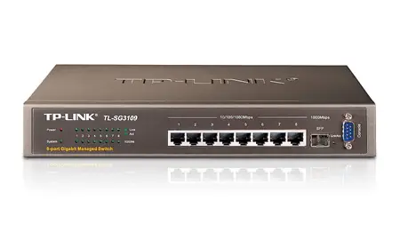 TP-Link 8-Port Gigabit L2 Lite Managed Switch with 1 SFP Slot TL-SG3109
