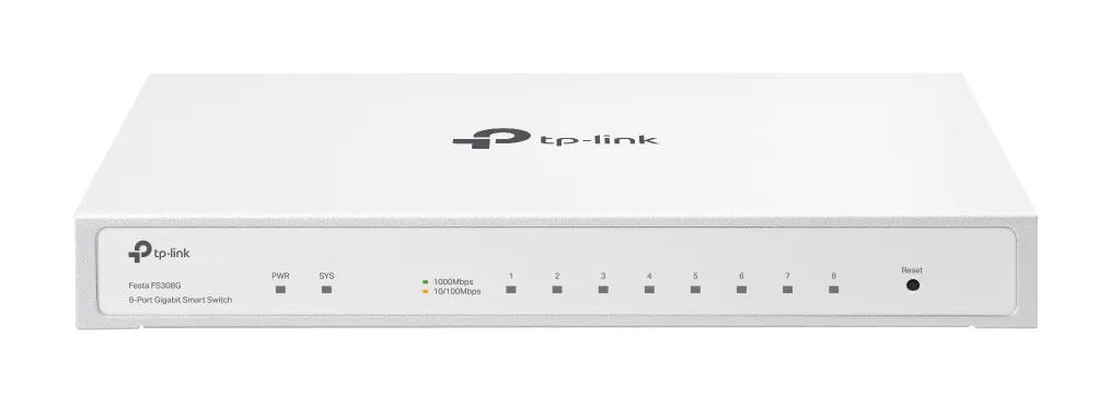 TP-Link Festa FS308G Gözetilmiş L2/L2+ Gigabit Ethernet (10/100/1000) Ethernet üzerinden güç desteği (PoE) Beyaz