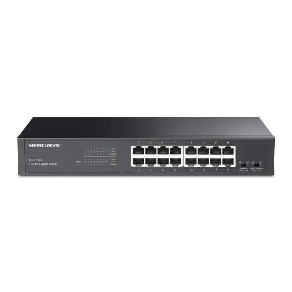 TP-Link MS116GS ağ anahtarı Gigabit Ethernet (10/100/1000) Siyah