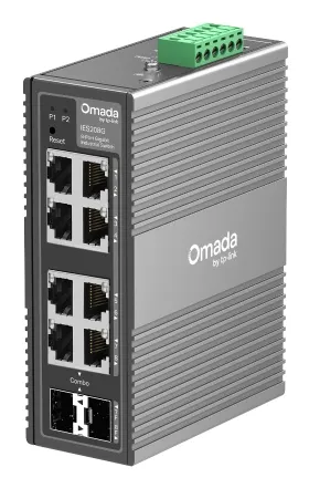 TP-Link Omada IES208G ağ anahtarı Gözetilmiş Gigabit Ethernet (10/100/1000)