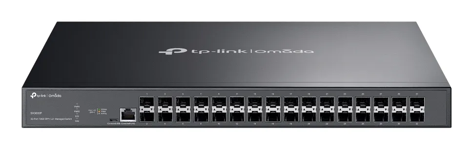 TP-Link Omada SX3032F ağ anahtarı Gözetilmiş L2+ Siyah
