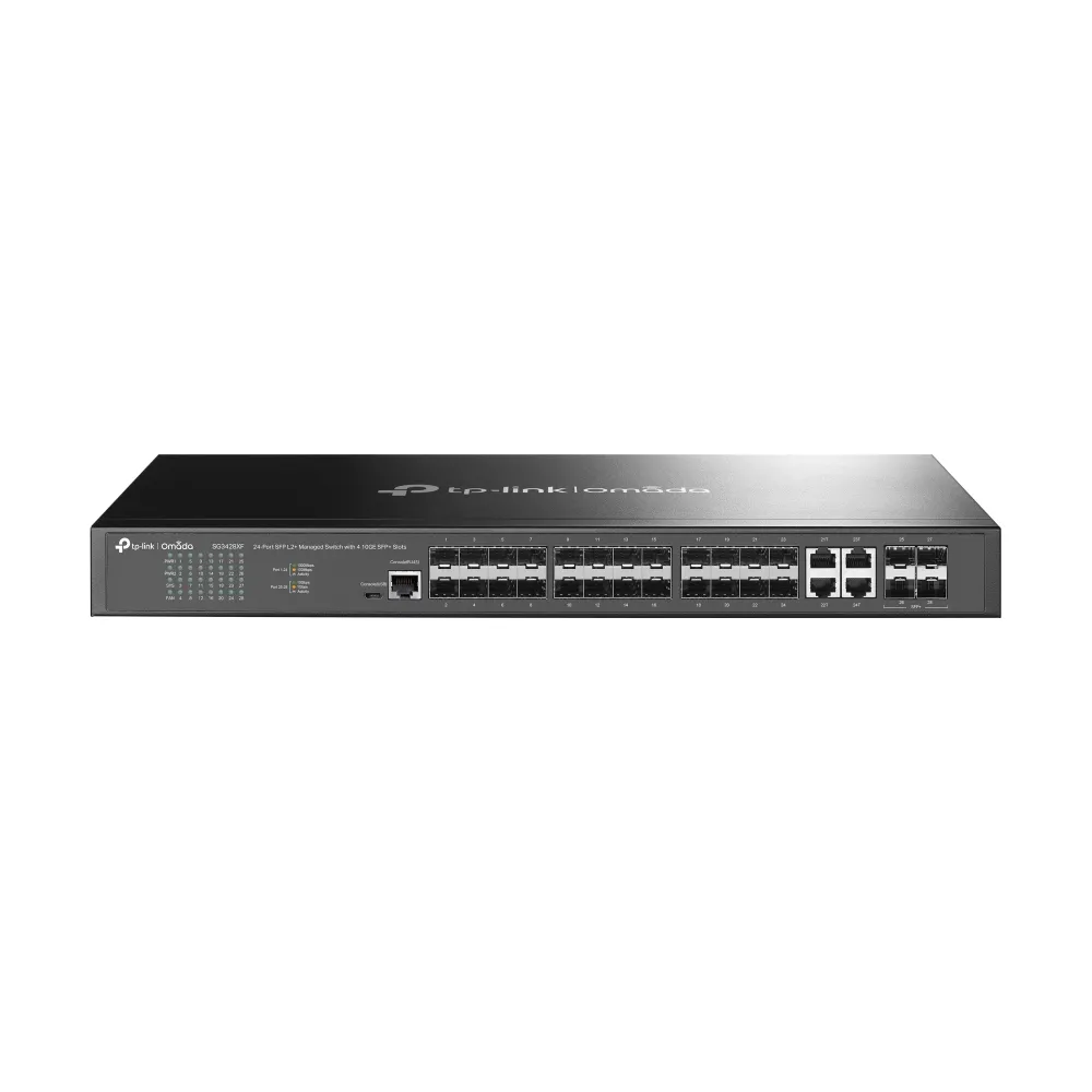 TP-Link Omada TL-SG3428XF Gözetilmiş L2+ 1U Siyah