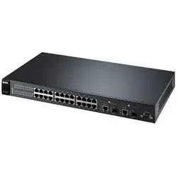 Zyxel ES-2024PWR 24-port Managed Layer 2 Fast Ethernet Switch (PoE) 91-010-117004B