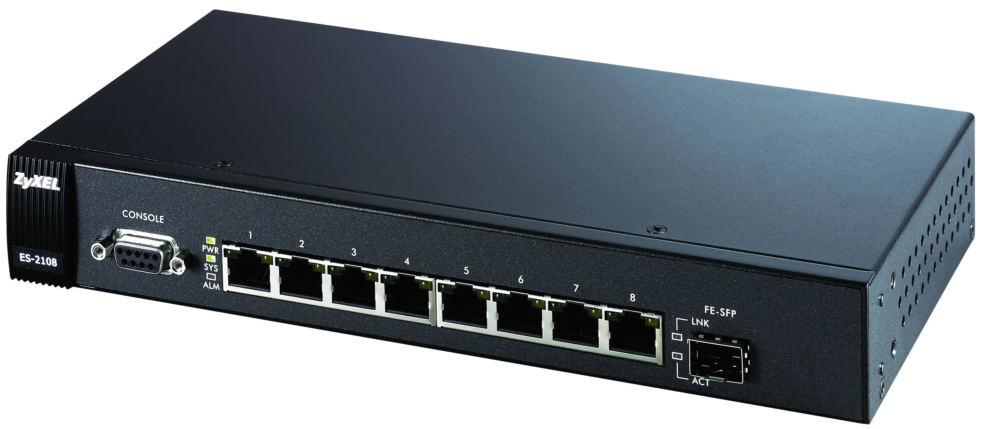 Zyxel ES-2108-F 8-Port Managed Layer-2 Fast Ethernet Switch 91-010-138001B