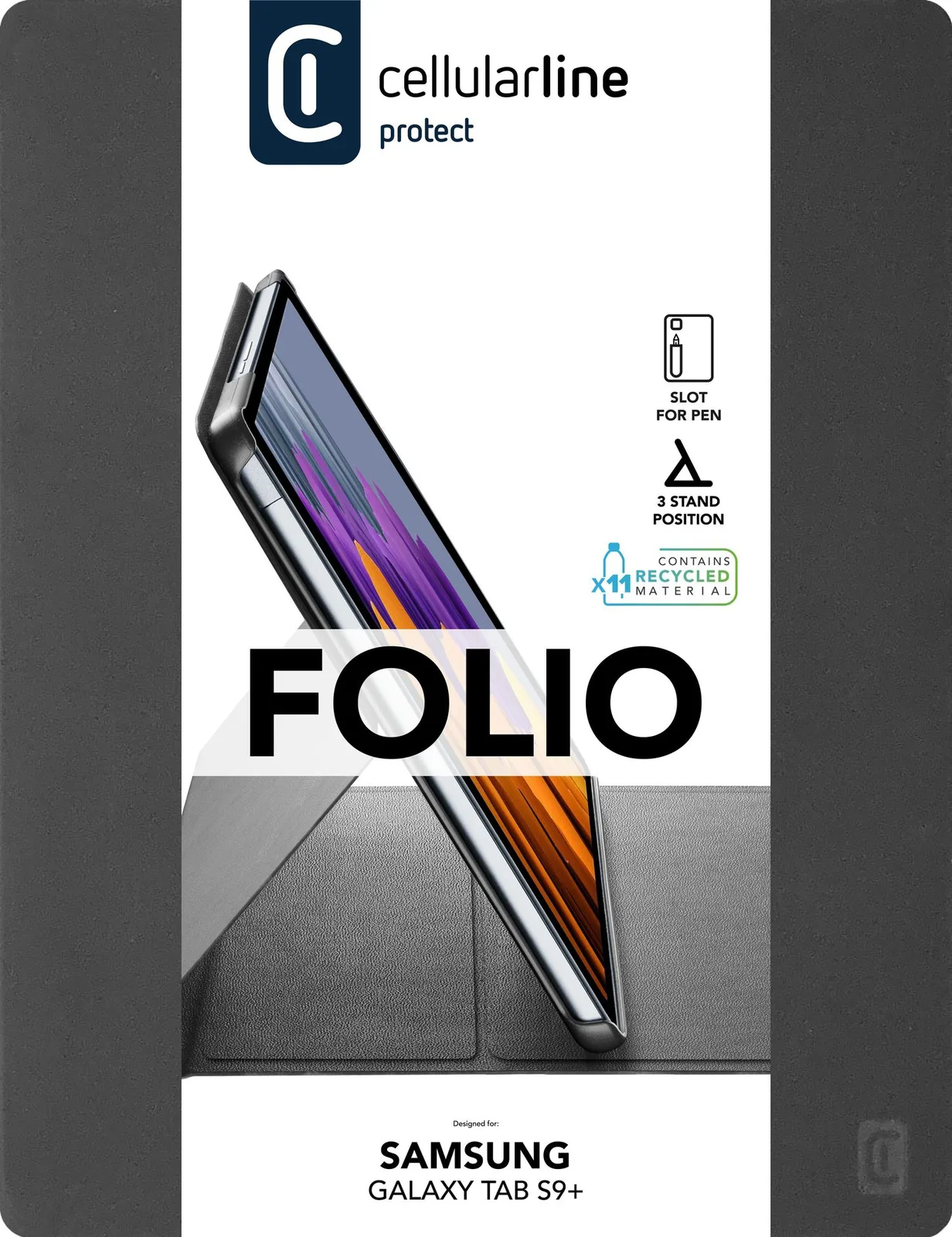 Cellularline 8018080471506 FOLIOGTABS9PL124K