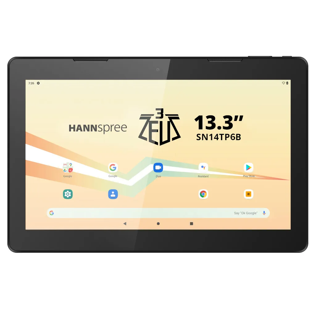 Hannspree Pad Zeus 3 Mediatek 128 GB 33,8 cm (13.3") 6 GB Wi-Fi 5 (802.11ac) Android 13 Siyah