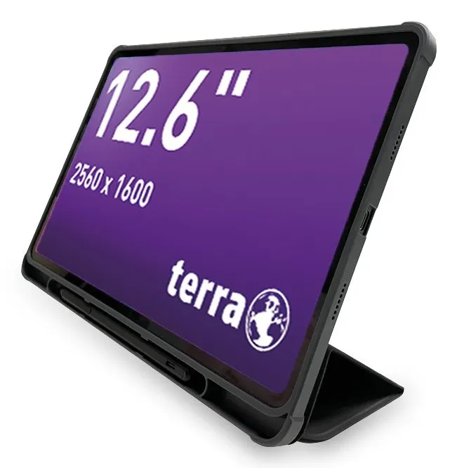 TERRA PAD 1201 4G Mediatek LTE 256 GB 32 cm (12.6") 8 GB Wi-Fi 5 (802.11ac) Android 14 Antrasit